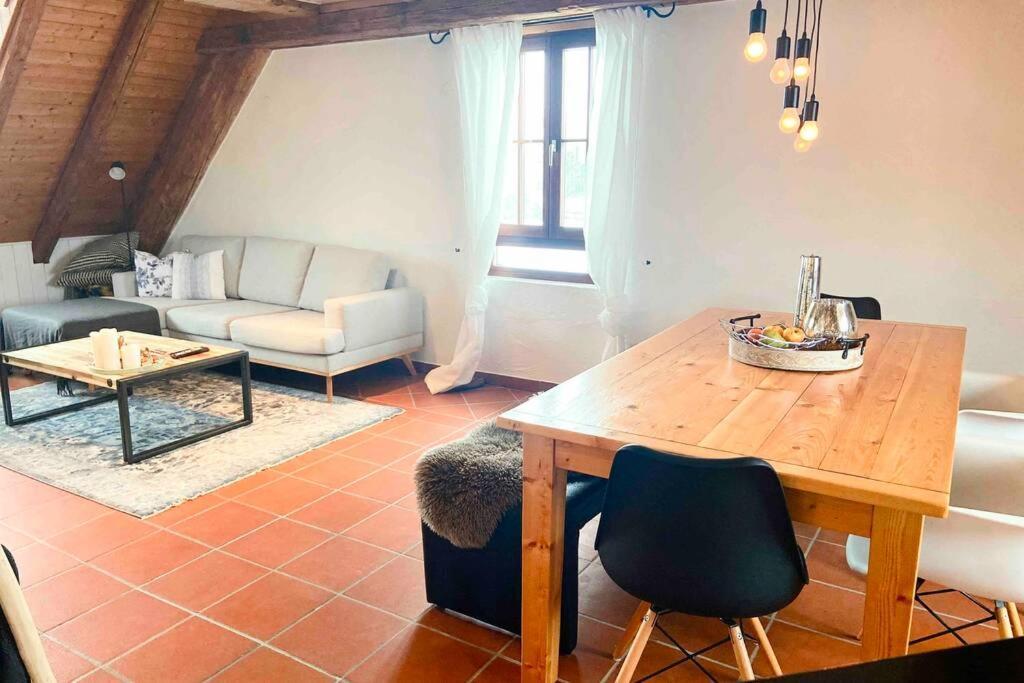 Romantische Ferienwohnung Mit Nahe Zum See Oberteuringen Dış mekan fotoğraf